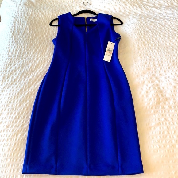 Royal Blue Calvin Klein Dress - Picture 2 of 4